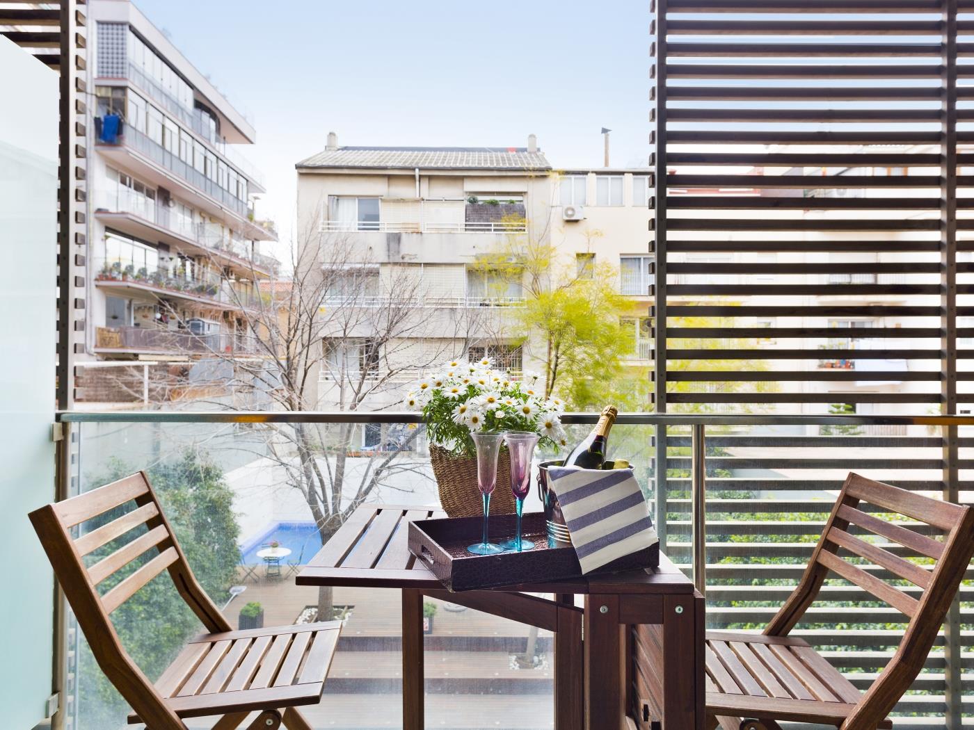My Space Barcelona Apartamento en San Gervasio con balcón en el Centro para 6 - My Space barcelona Apartamentos