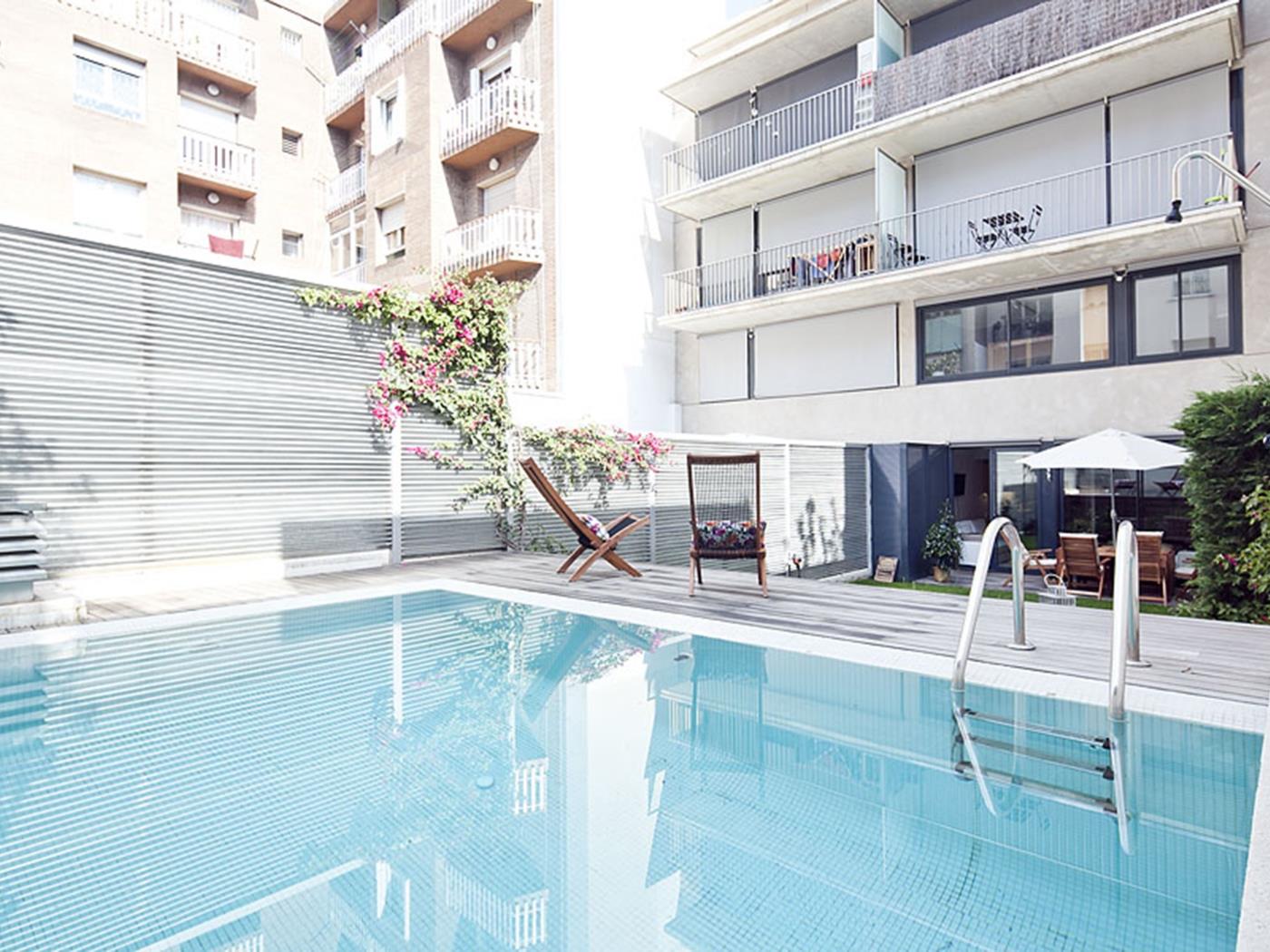 Único Apartamento Dúplex en Sarrià con Piscina Privada para 10 - My Space Barcelona Apartamentos