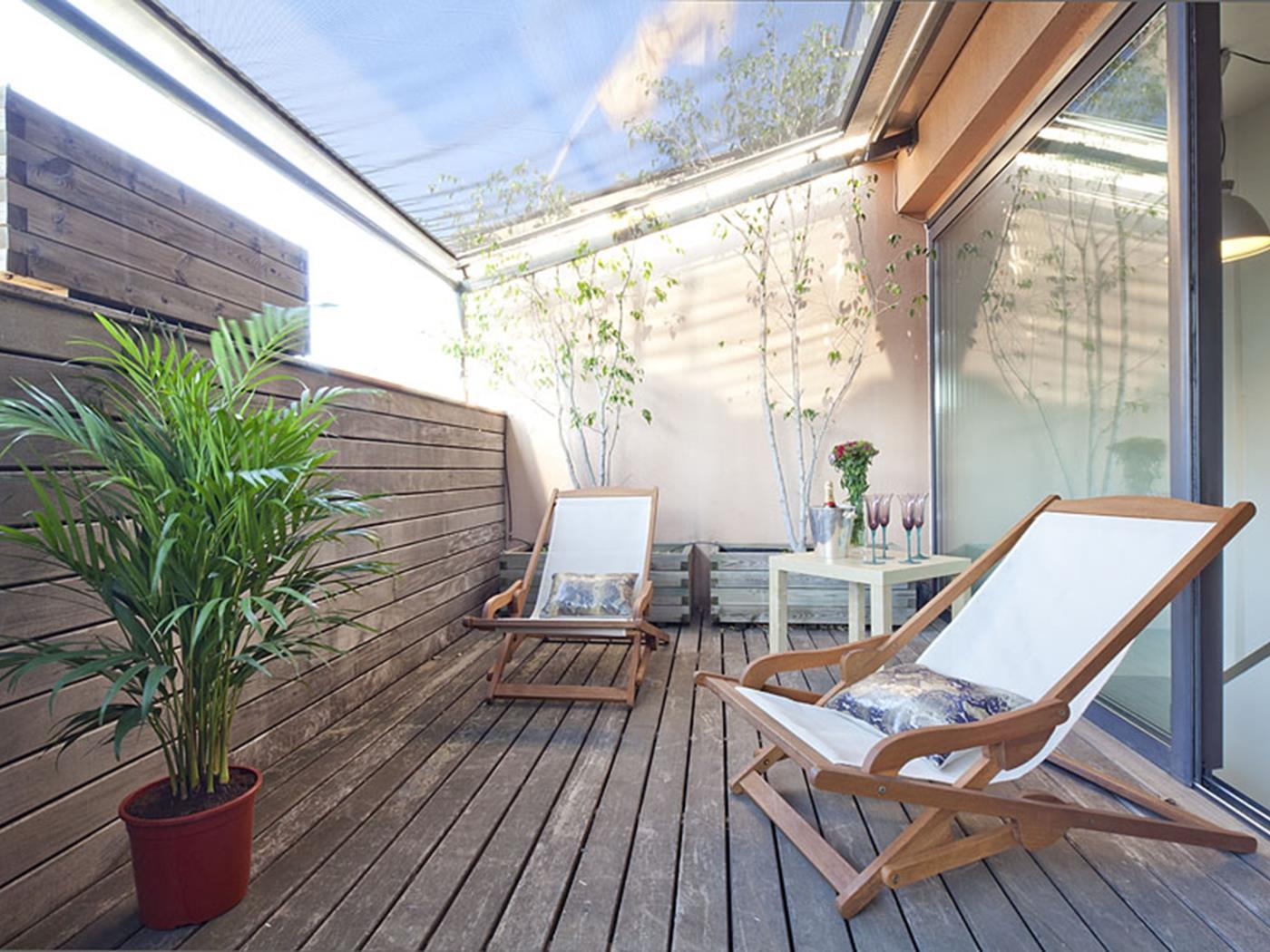 Ático en la Bonanova con Terraza Privada para 6 - My Space Barcelona Apartamentos