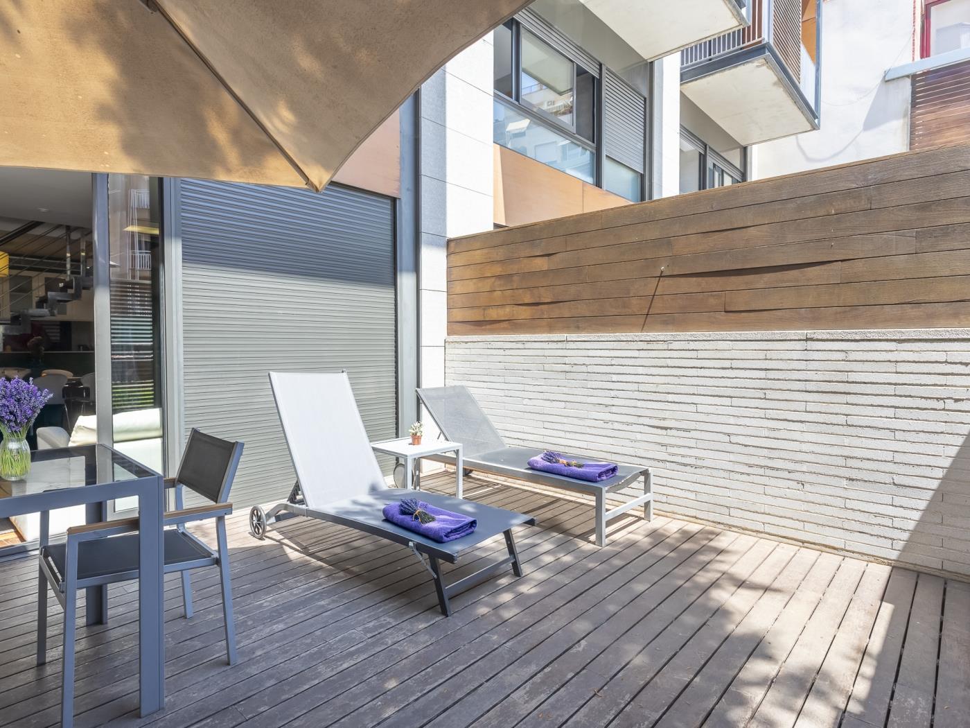 My Space Barcelona Piso con Terraza y Piscina cerca Centro de Barcelona para 8 - My Space Barcelona Apartamentos