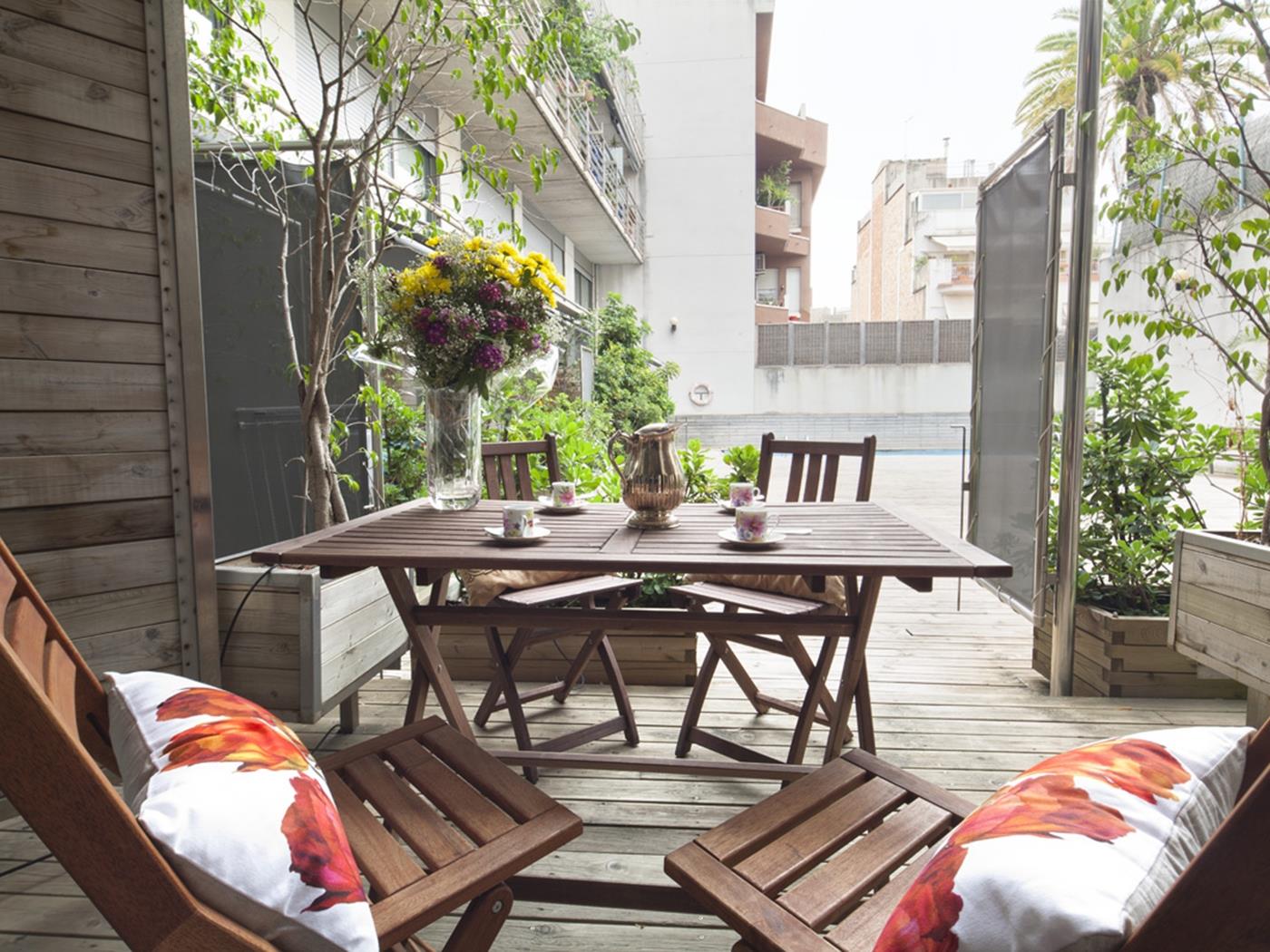 Alquiler de piso para estudiantes en Barcelona muy cerca del centro con terraza - My Space Barcelona Apartamentos