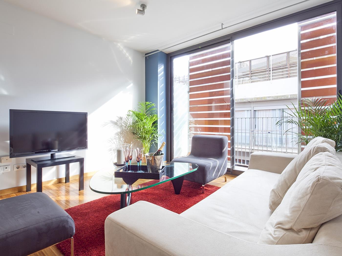 Apartamento con Terraza Privada en Parque Güell para 6 - My Space Barcelona Apartamentos