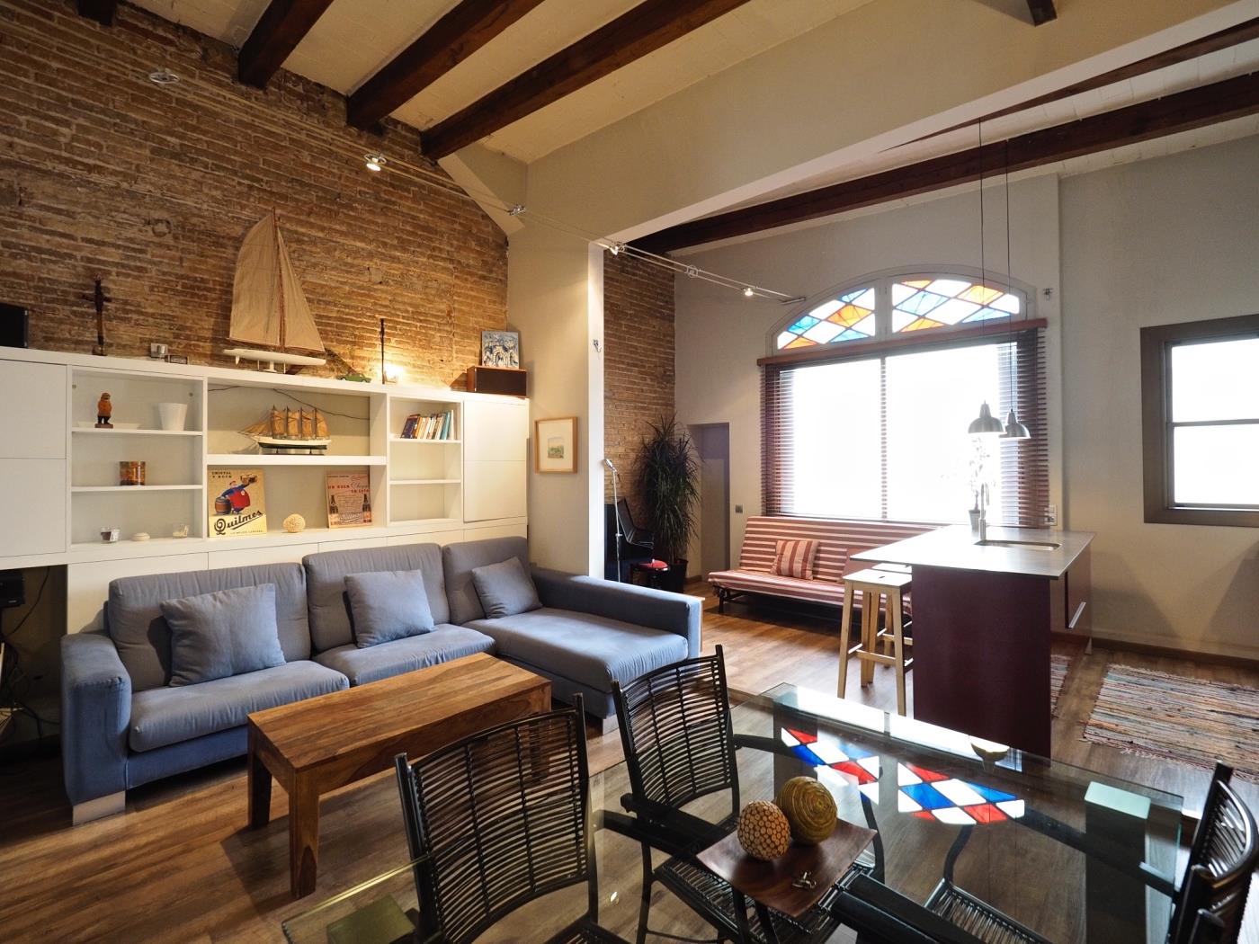 Maravilloso Apartamento con terraza privada en Gràcia para 6 - My Space Barcelona Apartamentos