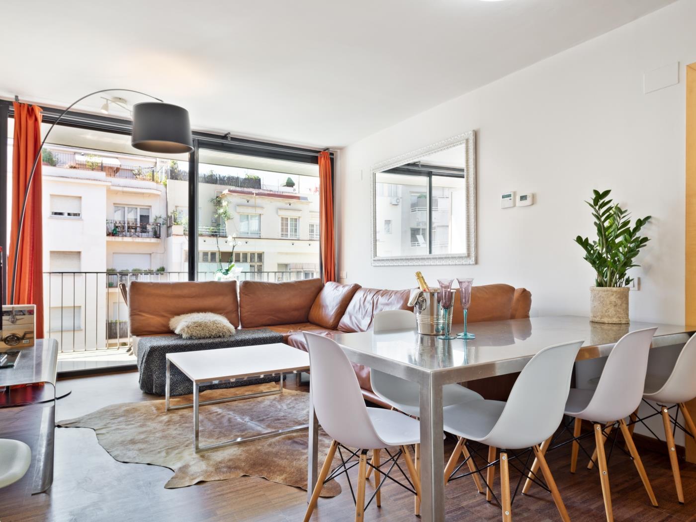 Apartamento para Ejecutivos con terraza y balcón en Sarrià - Sant Gervasi para 4 - My Space Barcelona Apartamentos