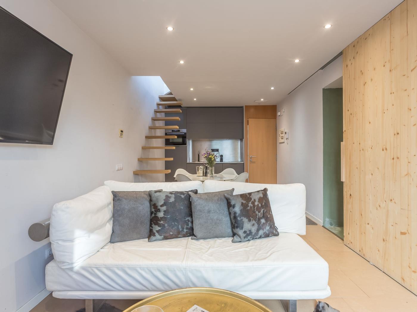 Encantador apartamento con amplia terraza privada en Sant Gervasi por temporadas - My Space Barcelona Apartamentos