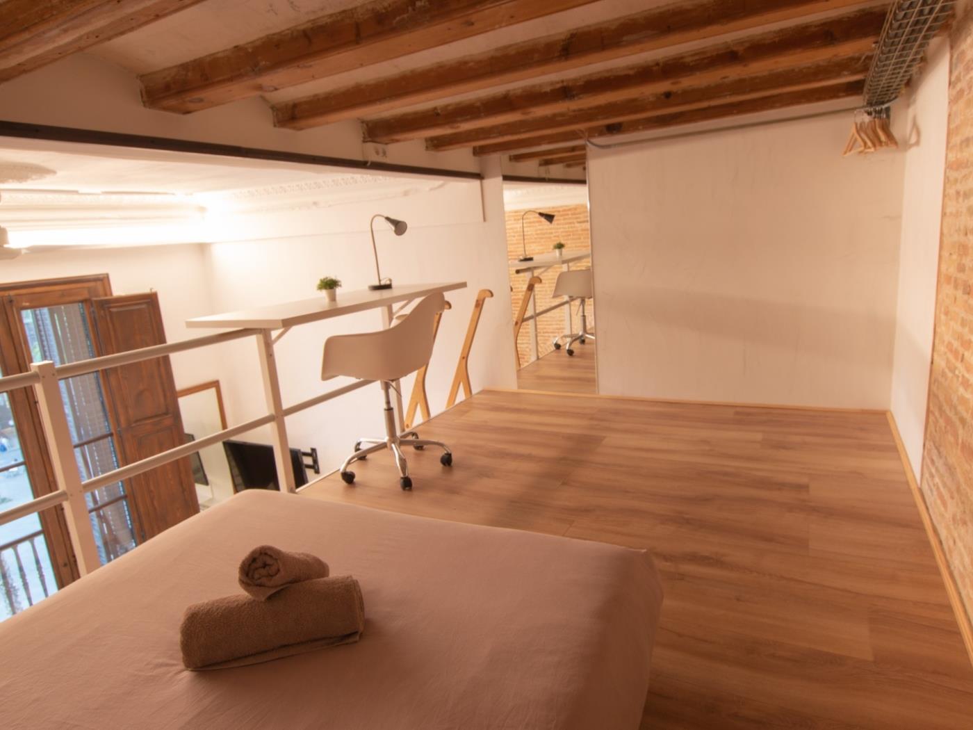 Moderno dúplex estudio con amplia terraza en zona céntrica - My Space Barcelona Apartamentos